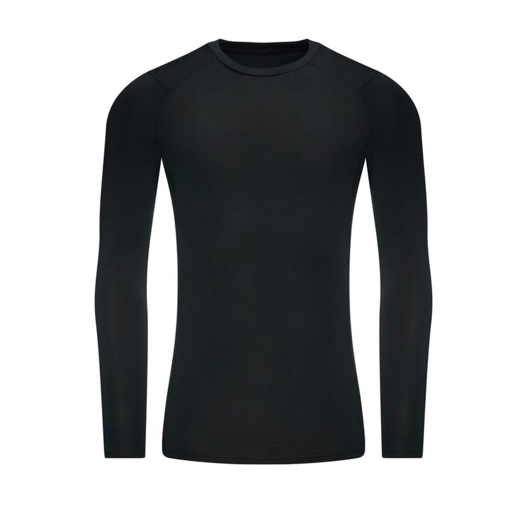 Awdis Mens Recycled Active Base Layer Top / Jet Black